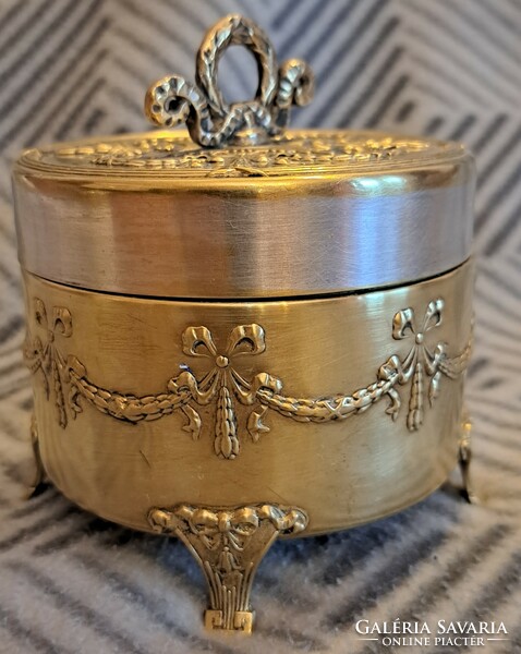 Antique silver-plated box, bonbonier 2 (m4125)