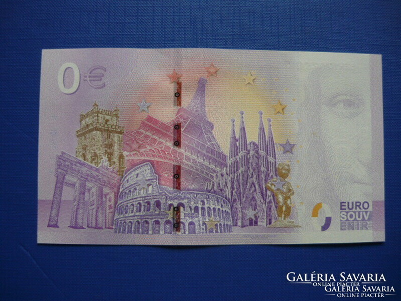 Slovakia 0 euro 2019 stastné a veselé / Merry Christmas! Santa Claus! Rare commemorative paper money! Ouch!