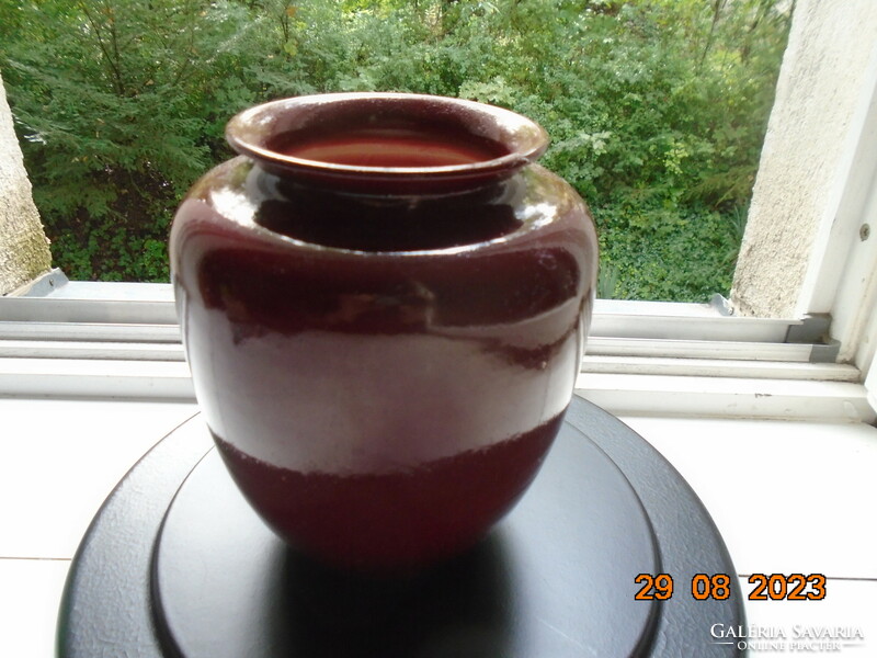 Ökörvér mázzal , kézzel készült kínai váza