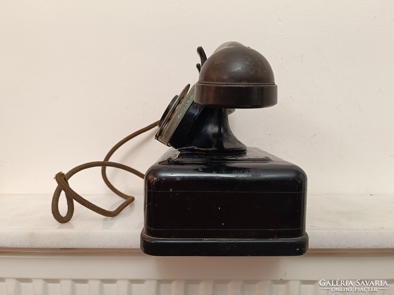 Antik telefon asztali kurblis tárcsás telefon 1930-as évek 264 7950