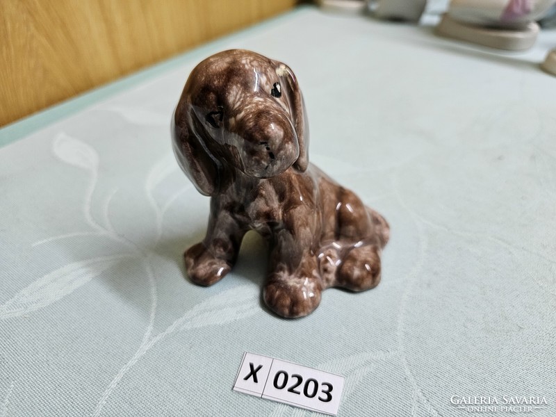 X0203 ceramic dog 9 cm