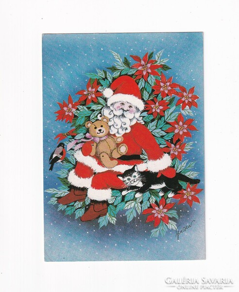 T:13 Karácsonyi  cicás képeslap