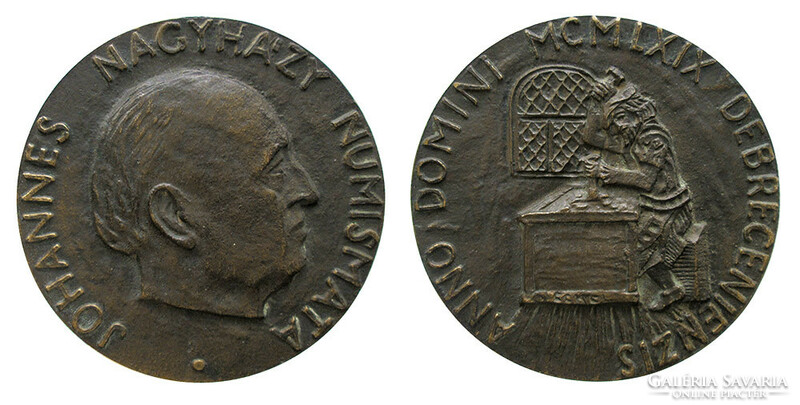 Jeckel Ferenc: Nagyházy János numizmatikus 1969 Debrecen