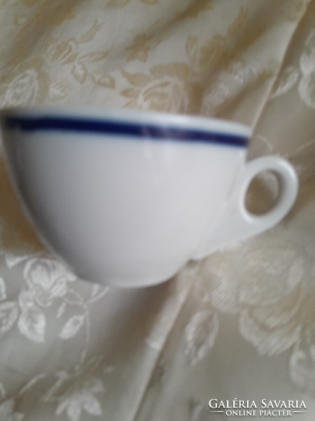 Zsolnay blue striped cup