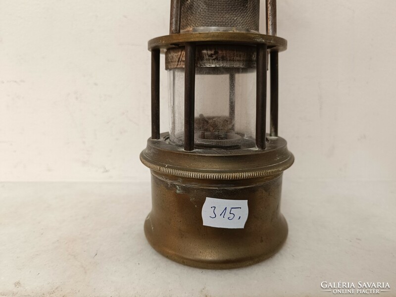 Antique miner's tool trencher bacter railway carbide lamp 315 8018
