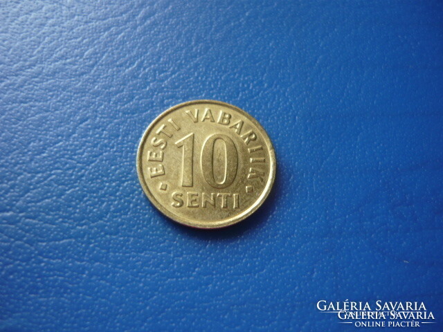 Estonia 10 cents 2002 lion