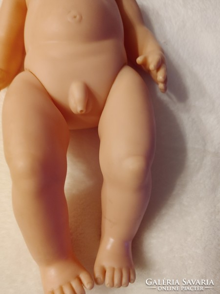 Pisilő fiú baba használt élethű 42 cm megkímélt cukiság