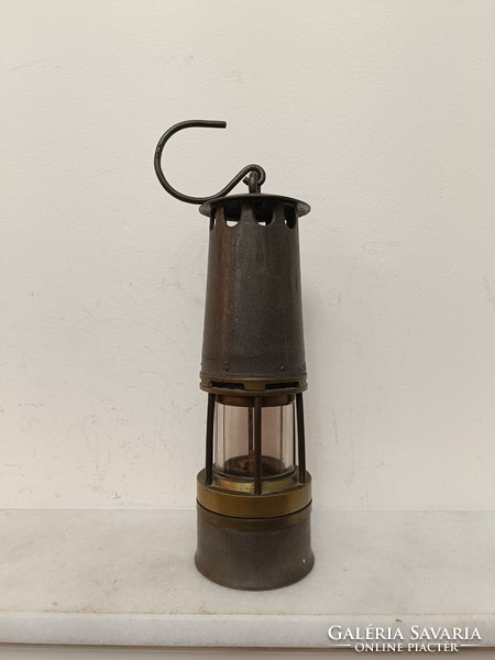 Antik bányász szerszám vájár bakter vasutas karbid lámpa 314 8017