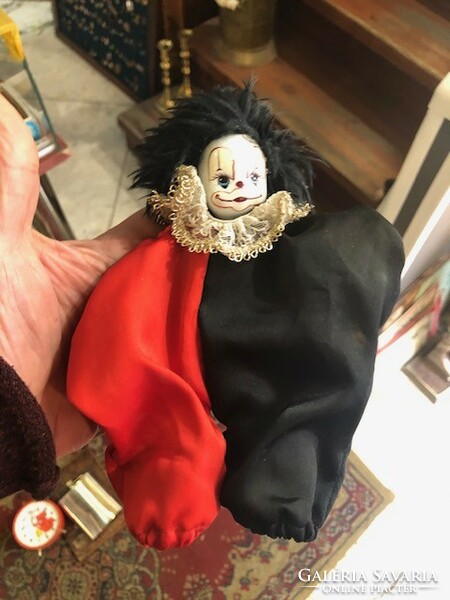 Clown figure from the 70s, perfect for Halloween, 14 cm