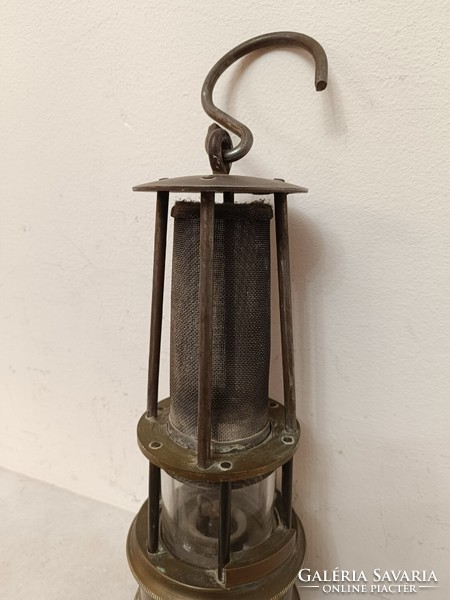 Antique miner's tool trencher bacter railway carbide lamp 315 8018