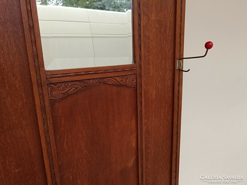 Antique art deco mirror dress hanging umbrella durable wood hall wall 420 8106