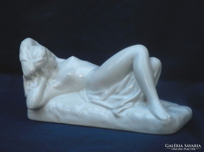 Capodimonte antique figural sculpture