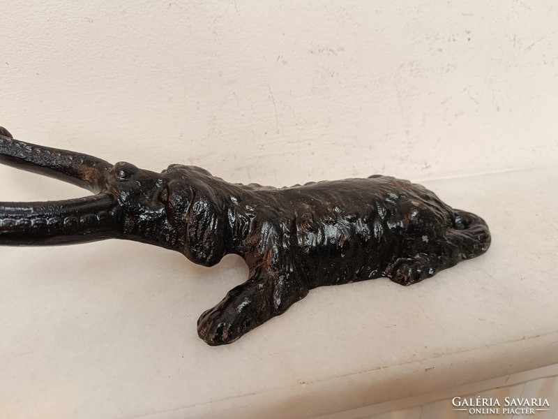 Antik vas kutya alakú csizmalehúzó csizma lehúzó öntöttvas 341 7992