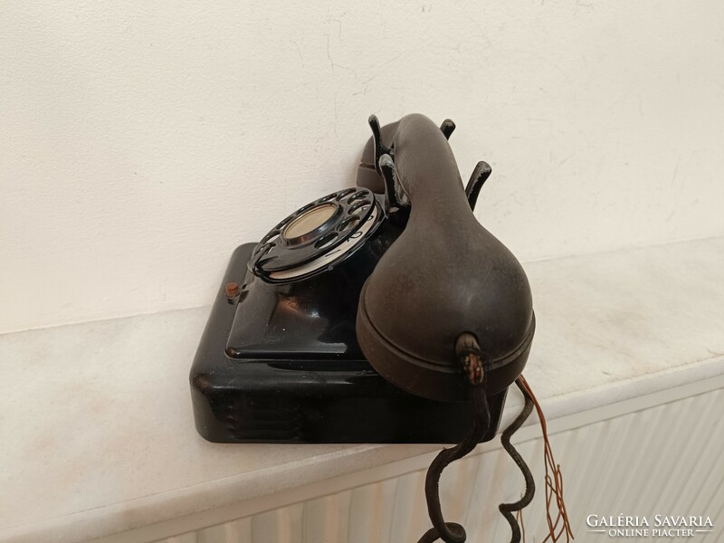 Antik telefon asztali tárcsás telefon 1930-as évek starožitný telefón 322 7956