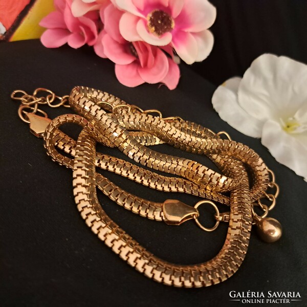 Israeli gold-plated necklaces 100 cm
