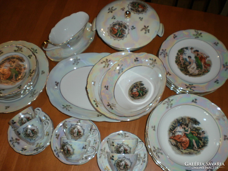 Kahla, Thuringian tableware, 30 pieces, for 6 people