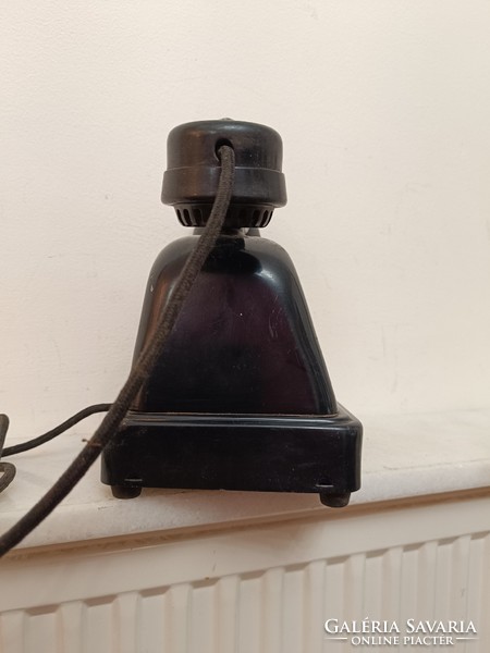 Antik bakelit fém asztali telefon készülék 1930-as évek 266 7949