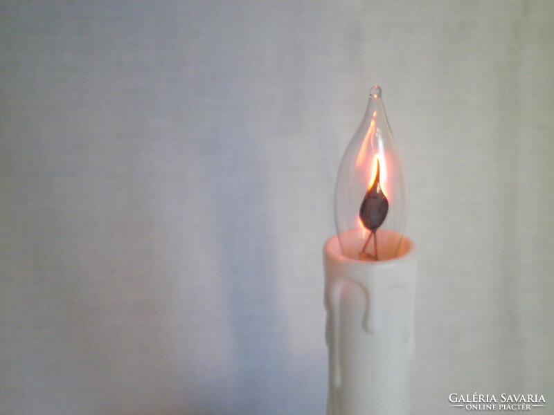 A small glimm mood lamp imitating a candle