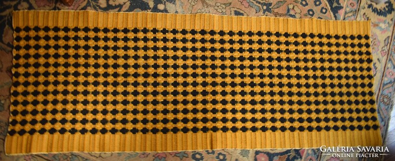 Retro carpet, wall protector, tapestry woven wool 170 x 65 cm