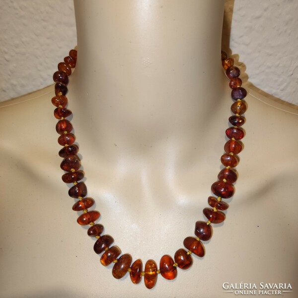 Old amber necklaces at a good price! With a gift!