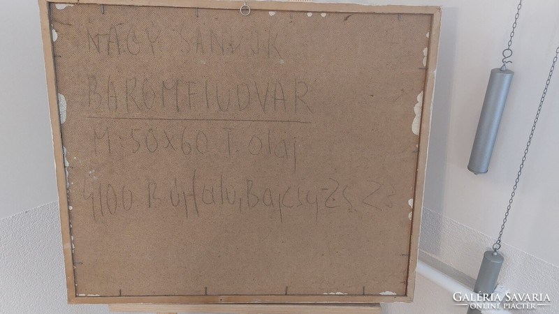(K) Nagy Sándor baromfiudvar 50x60 cm + keret