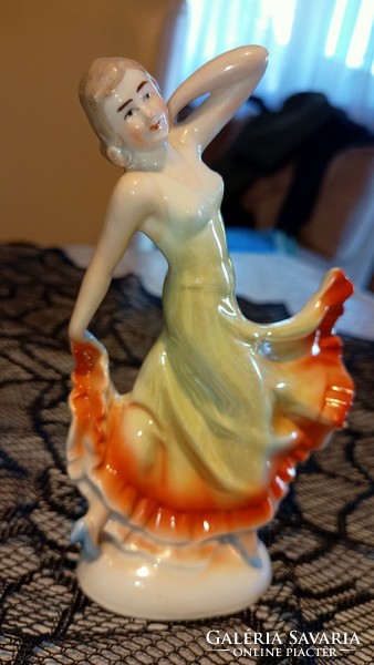 Foreign porcelain figurine - dancing girl