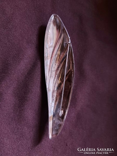 Huge silver brooch (93 mm)