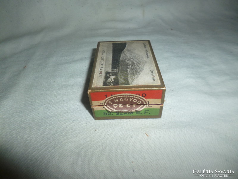Old józsef schuller rt Tatra feather tip box with Hungarian coat of arms