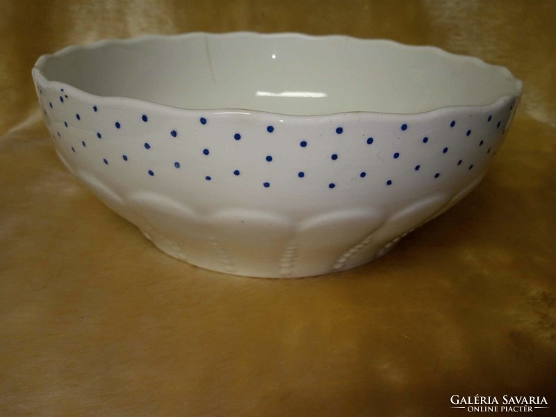 Blue speckled, speckled Kispest granite serving bowl with a diameter of 23 cm