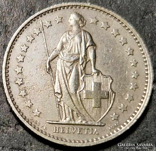 Svájc ½ frank, 1982.