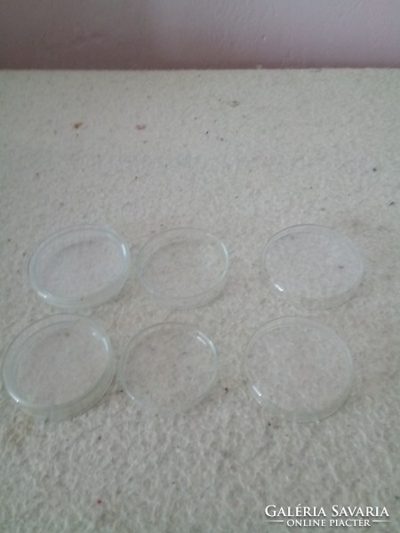 Régi üveg Petri-csészék