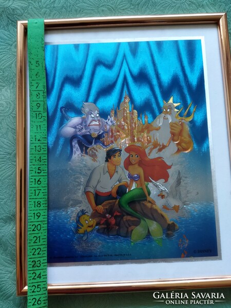 The Little Mermaid (for children's room, lovely, hologram wall picture) for Santa and Christmas
