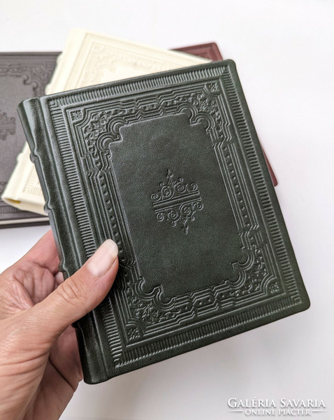 Handmade notebook in full leather binding