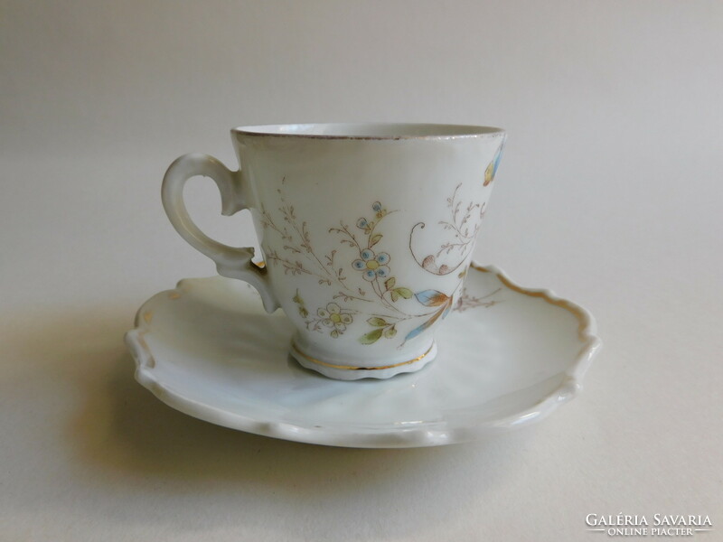 Antique bird pattern coffee (mocha) set
