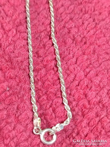 925 Sterling ezüst női boka lánc 23.5cm