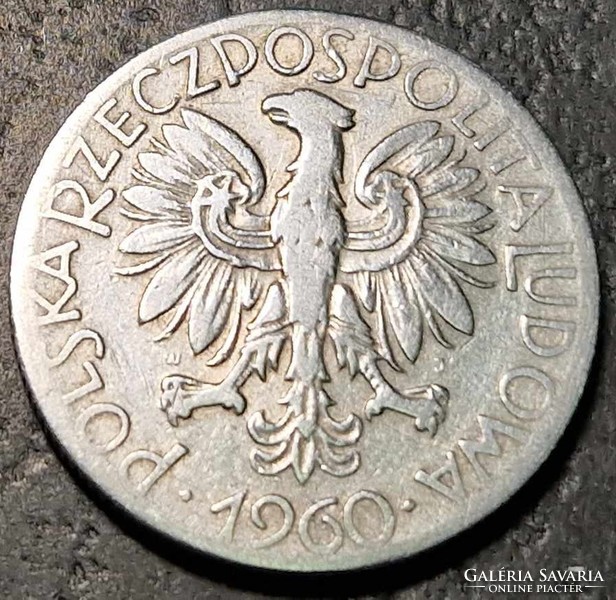 Poland 5 zlotys, 1960.