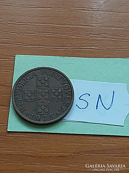 Portugal 50 centavos 1975 bronze sn