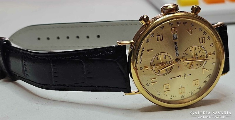 14 Kt men's wristwatch.