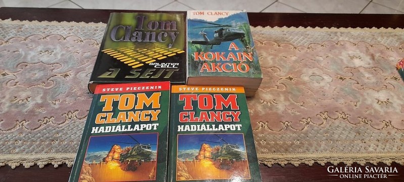 TOM CLANCY - A SEJT, A KOKAIN AKCIÓ,HADIÁLLAPOT 1-2 kötet