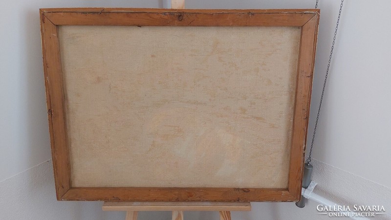 (K) Nagy Sándor festmény 82x62 cm kerettel