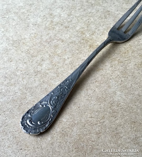 Antique johann adam lemor silver dessert fork