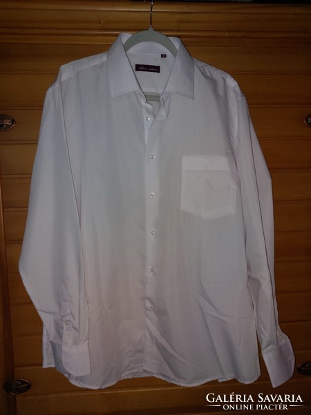 Kiárusítás!Olasz (eredeti Olasz, nem kínai) Attore Camicia fehér f.fi ing.17.5/44Váll:52cm,mell 64cm