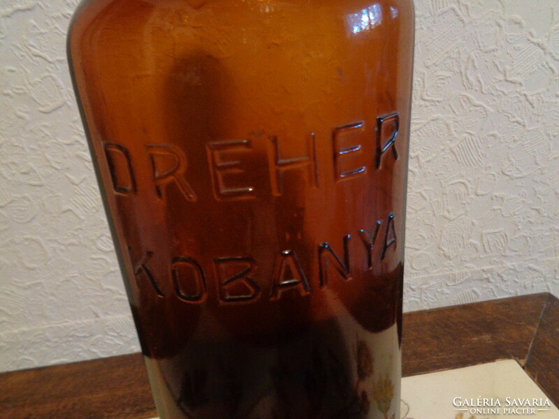 Liter Köbánya dreher, brown, beer bottle
