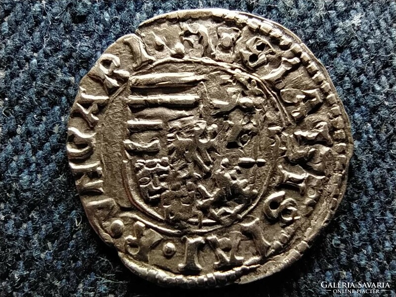 II. Ulászló (1490-1516) silver 1 denar hunger641 1498 kh doubled mintage (id57074)