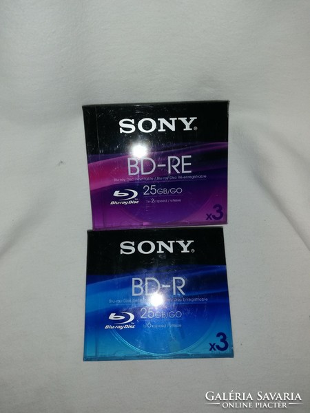 Sony bdre blu-ray disc x 3 in original packaging in traditional case