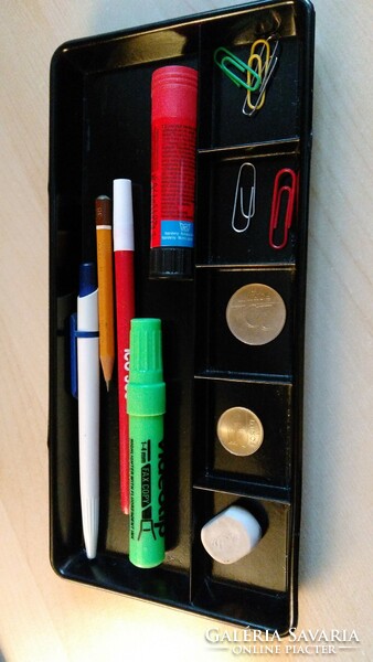 Retro irodai asztali írószertartó, tolltartó, radírtartó és ceruzatartó tároló