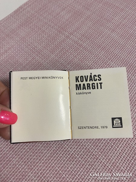 Minikönyv Kovács Margit kiskönyve Szentendre 1979.