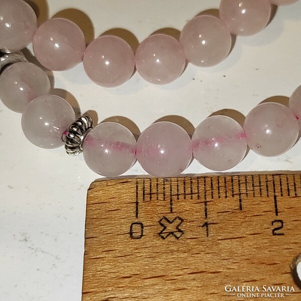 New rose quartz rubber bracelets in one