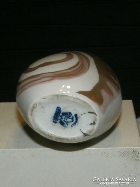 Retro Aquincumi. porcelán váza - 10 cm