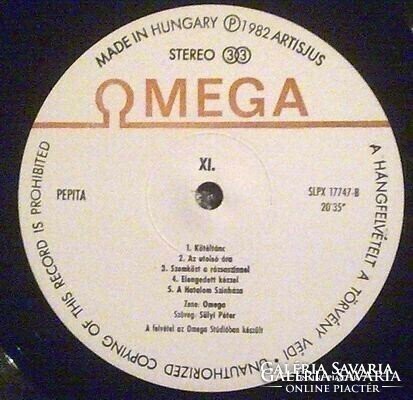 Omega ‎– XI. LP bakelit lemez